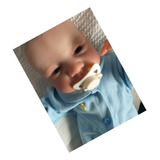 Bebê Reborn Levi Acordado Pintura 3 D Super Realista