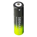 Pila Recargable Skywolfeye Medida Lt 18650 Cilíndrica Verde 5800 3.7v Mah Litio 