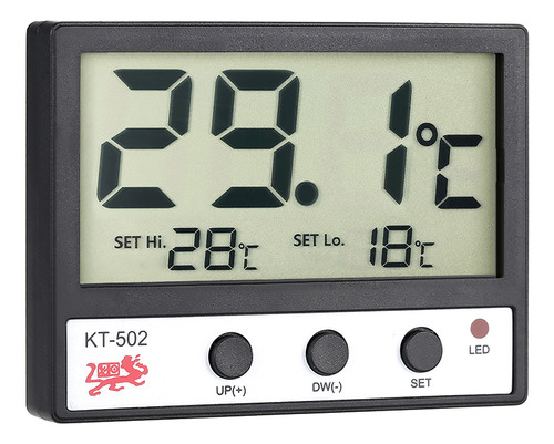 Medidor De Temperatura Digital De °c/°f Con Pantalla Lcd Alt