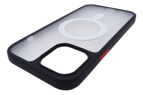 Carcasa Soft Magsafe Compatible Para iPhone 12 Pro Max Color Negro