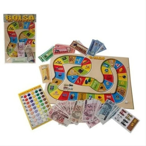 Brinquedo Jogo Bolsa De Valores Educativo Infantil