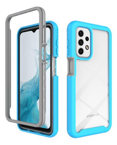 Funda Duradera Anticaída Transparente Para Samsung S23 Ultra