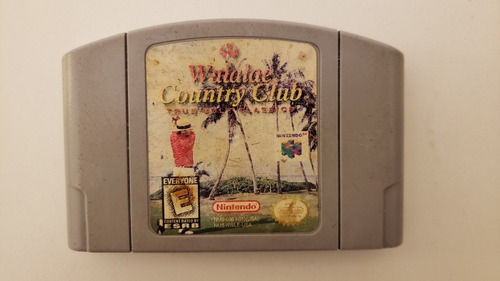 Juego Cartucho Nintendo 64 Waiala Country Club Golf Deporte