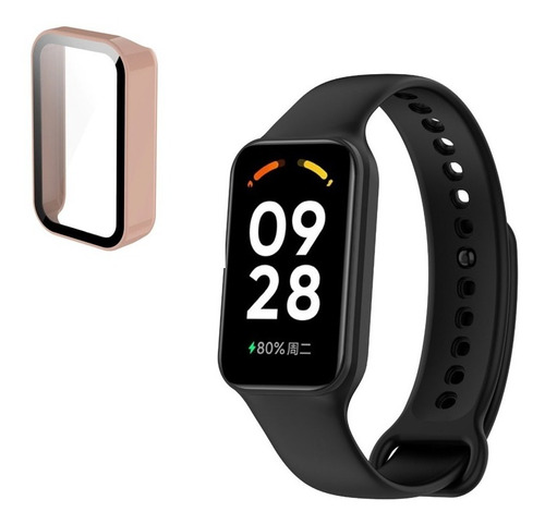 Pulsera De Repuesto Para Xiaomi Band 8 Active + Funda Rosa