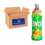 Caja Limpiador Pinol Aromas Frutal 12 Piezas De 828ml C/u