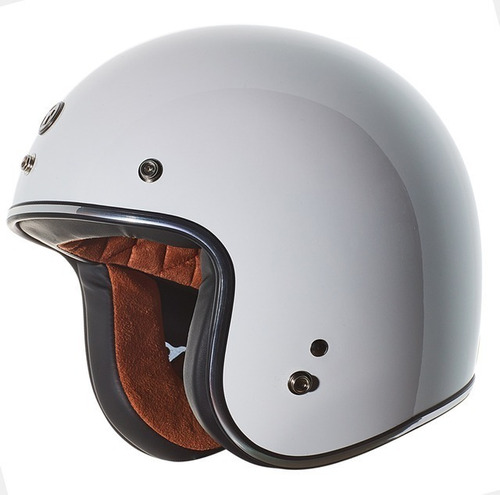 Casco Abierto Torc T-50 Blanco Brillante Bamp Group