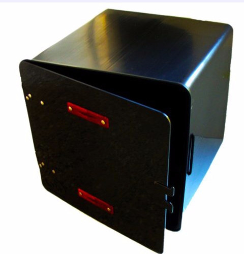 Caja Moto Delivery Reparto Plastico Vc Negra Avant Motos