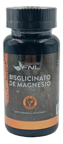 Bisglinato De Magnesio 60 Cápsulas Vegetales