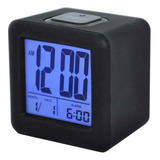 Reloj Despertador Digital Eurotime Negro