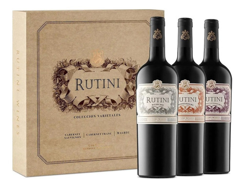Caja De Vinos Coleccion Rutini Mix I - Regalos - Empresarial