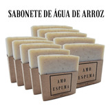 Kit 30 Sabonetes De Água De Arroz Esfoliante Clareador 