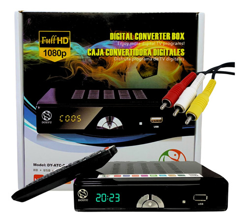 Decodificador Convertidor Digital Tv Hdmi 1080p Full Hd 