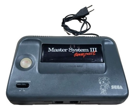Master System 3 Compact Só O Aparelho. Com Defeito. Liga Sem Imagem! C1