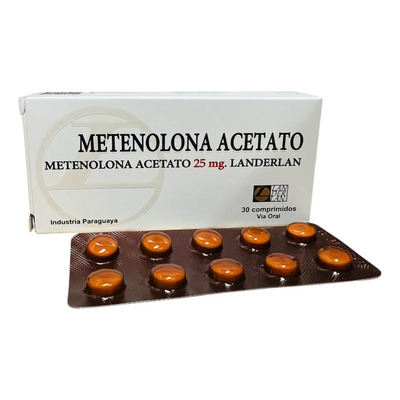 Landerlan Metenolona Acetato (primobolan) 25mg 30 Comp. | Envío gratis