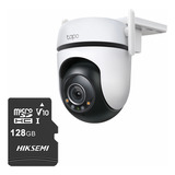 Tp-link Cámara De Seguridad Tapo-c510w-plus-128 Con Microsd 128gb 360° Vídeo Alta Calidad Detección Y Seguimiento Inteligente Video A Color 24/7 Audio Bidireccional C510w Protección Exterior Ip65