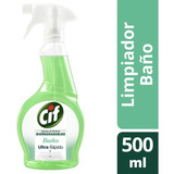 Limpiador Líquido Gatillo Cif Baño Biodegradable 500 Ml 