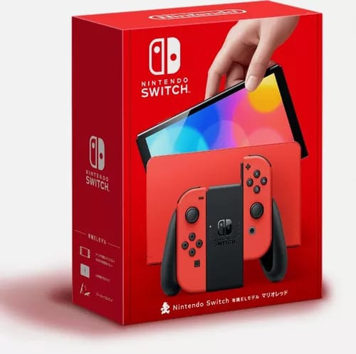 Nintendo Switch Oled Edición Mario Rojo + Pro Control