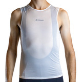 Camisa Base Layer Segunda Pele Triway Sports Branca Unissex