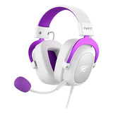 Headset Gamer Havit Drivers 53mm Hv-h2002d Roxo E Branco