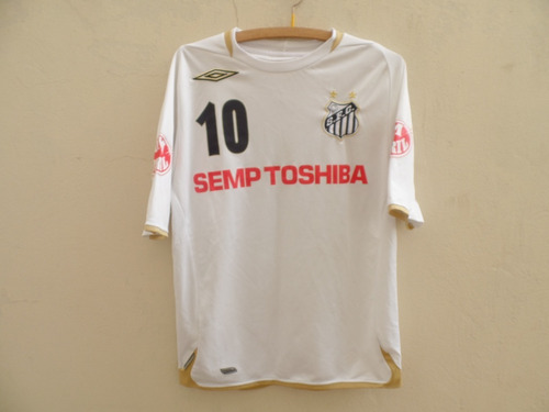 Camisa Masculina Futebol Clube Santos - Nº 10 - Tam P 