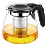 Tetera De Vidrio 1 Litro Con Infusor Acero Para Te Cafe 