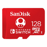 Sandisk Tarjeta De Memoria Nintendo Switch Microsdxc128gb 