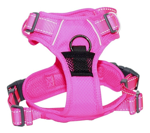 Arnés Deportivo De Control Xl Fucsia Perro Mascan