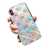 Funda Para iPhone Rombos De Cristal Hombre Mujer 3d Tornasol