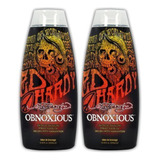 Lot 2 Ed Hardy Obnoxious Indoor Tanning Lotion Accelerator B