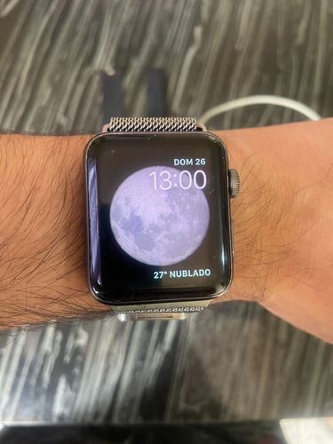  Apple Watch S3 42mm - Cinza Espacial - Usado