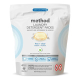 Paquetes De Detergente Para Lavandería Method Sin Fragancia