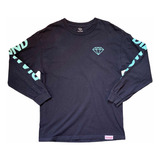 Playera Diamond Supply Co. Talla M Sleeve Print Made In Usa