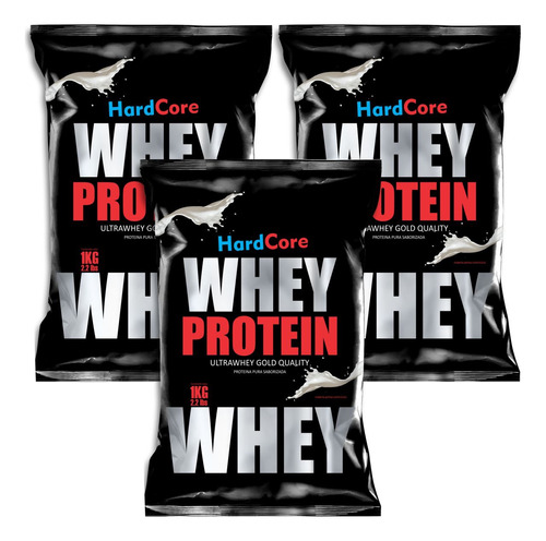 3k De Whey Protein Proteína Hardcore Gold Quality Oferta!!!!