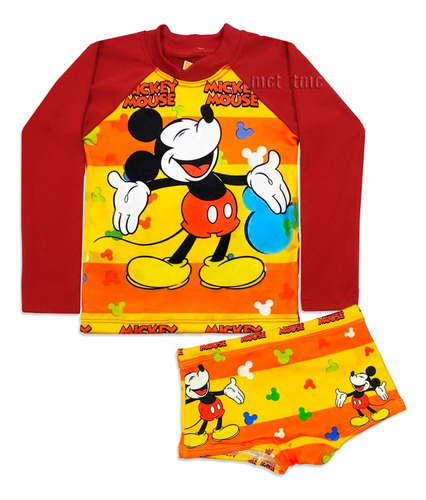 Conjunto Praia Sunga Infantil + Camisa Proteção Solar Uv50