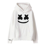 Buzo Buso Saco O Hoodie De Marshmello Blanco 