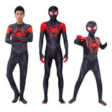 Traje Para Spiderman Miles Morales Traje De Cosplay Adultos Fiesta Halloween Navidad Año Nuevo Día Del Niño