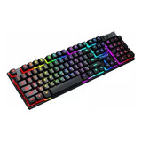 Teclado Gamer Semi Mecânico Led Iluminado Abnt2 Usb Pc 