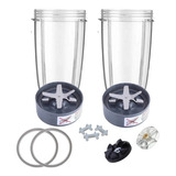 Kit Vasos 24oz, Aspas, Empaques, Hules Y Coples Nutribullet