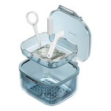 Retainer Case, Retainer Cleaner Case, Unique Denture Bath Aa