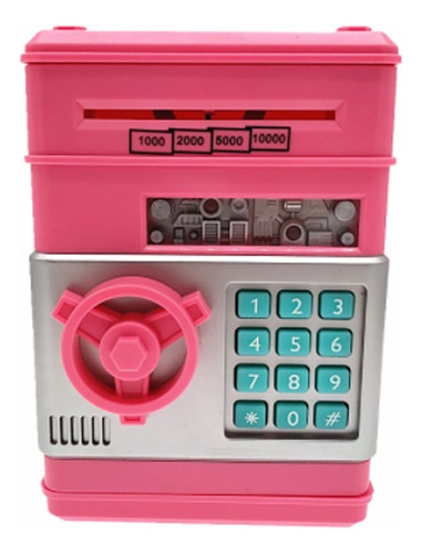 ,, Mini Cofre Infantil Digital Eletrônico Automático Puxa