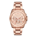 Reloj Mujer Michael Kors Mk6367 Cuarzo Pulso Oro Rosa En