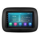 Central Multimedia Fiat Mobi Tipo Android Gps Wifi+cámara Cor Preto