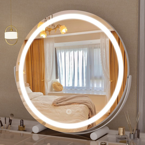 Hasipu Vanity Mirror With Lights, 18  Led Makeup Mirror, Lig