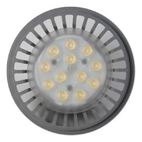 Lampara Ar111 Gris Led 12w Dimerizable Luz Fria Candil Gu10 Color De La Luz Blanco Frío