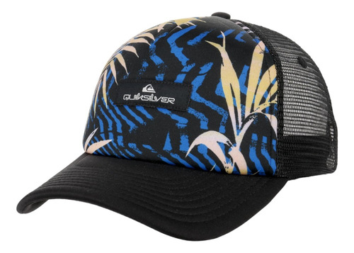 Gorra Quiksilver Modelo Buzzard Coop Negro Azul Importada