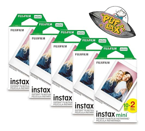 Fujifilm Mini Instax Camera Film: 100 Shoots Pack De Valor T