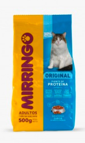 Alimento Para Gatos Adultos Mirringo De 500 Gr