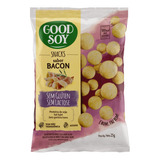 Snack De Arroz E Soja Sabor Bacon Sem Glúten Zero Lactose Good Soy Pacote 25g