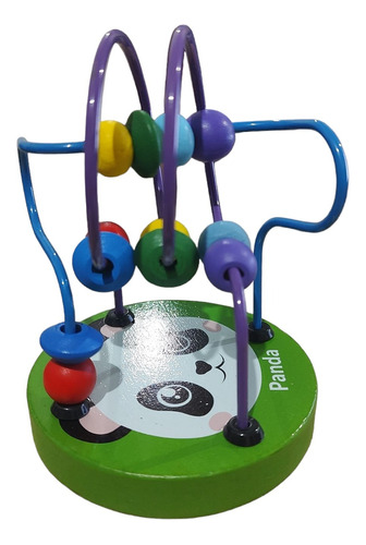 Juego Didáctico Laberinto 2 Vias Alambre Madera Montessori 