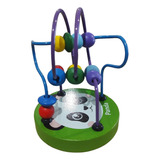 Juego Didáctico Laberinto 2 Vias Alambre Madera Montessori 